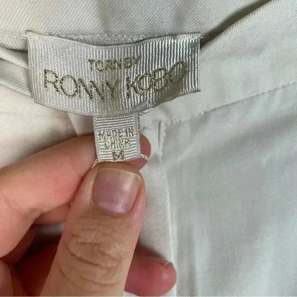 Torn By Ronny Kobo White Effie Wide Leg Pant - Picture 7 of 10